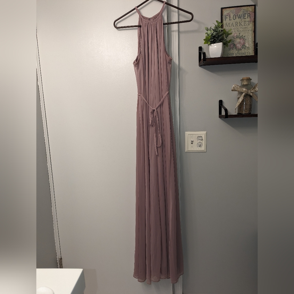 Soft Mauve Maxi Formal Dress
